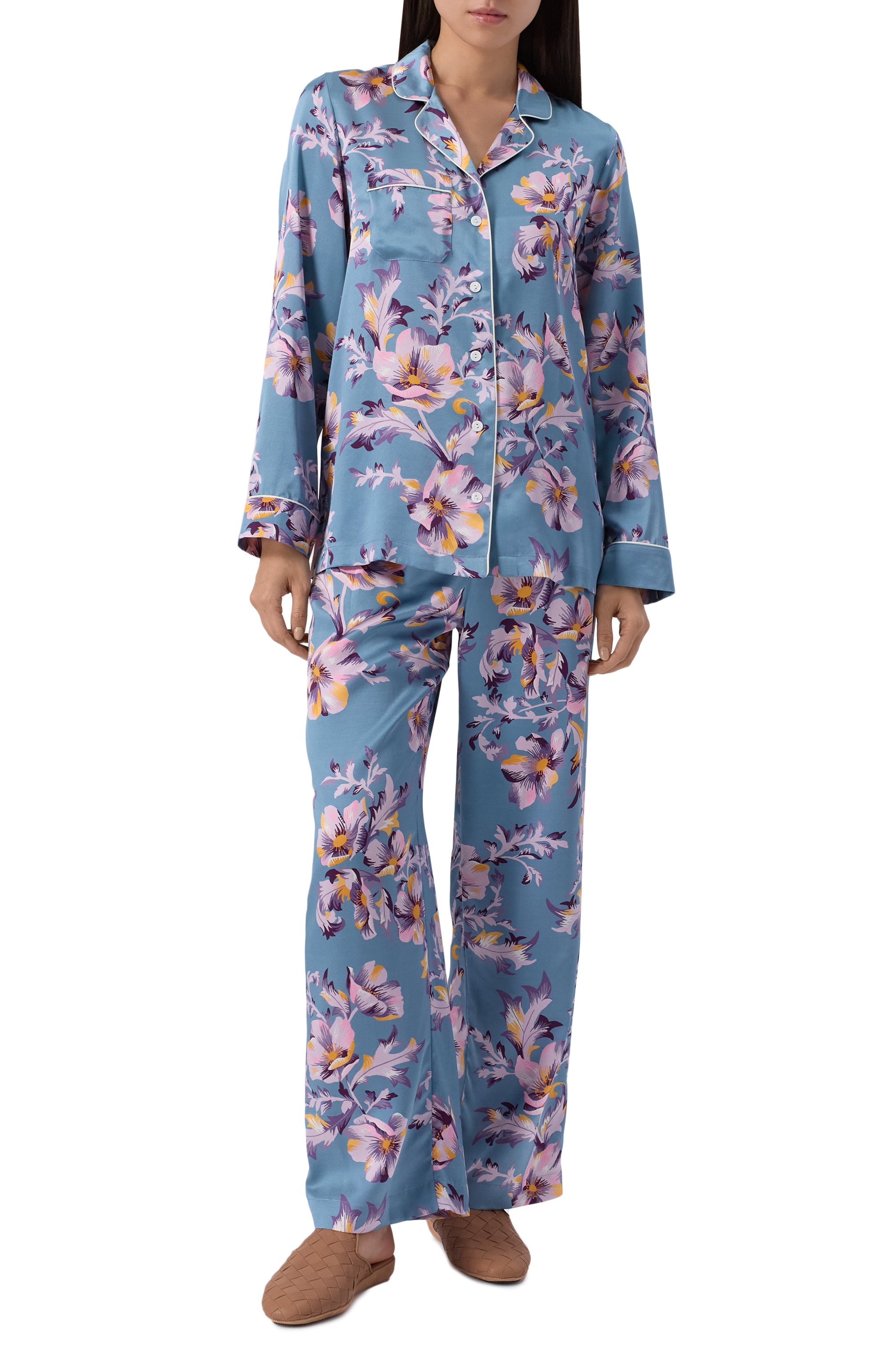 Шелковая пижама DEREK ROSE, арт. 2050/BRIN115, фото 2