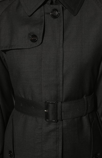 Шерстяной тренч PRADA, арт. P617PH-11BA-F0308-221, фото 5
