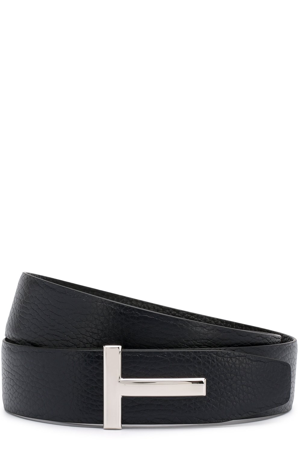 Кожаный ремень TOM FORD темно-синего цвета по цене 77900 руб., арт. TB178P-CL8, фото 1 Кожаный ремень TOM FORD, арт. TB178P-CL8, фото 1