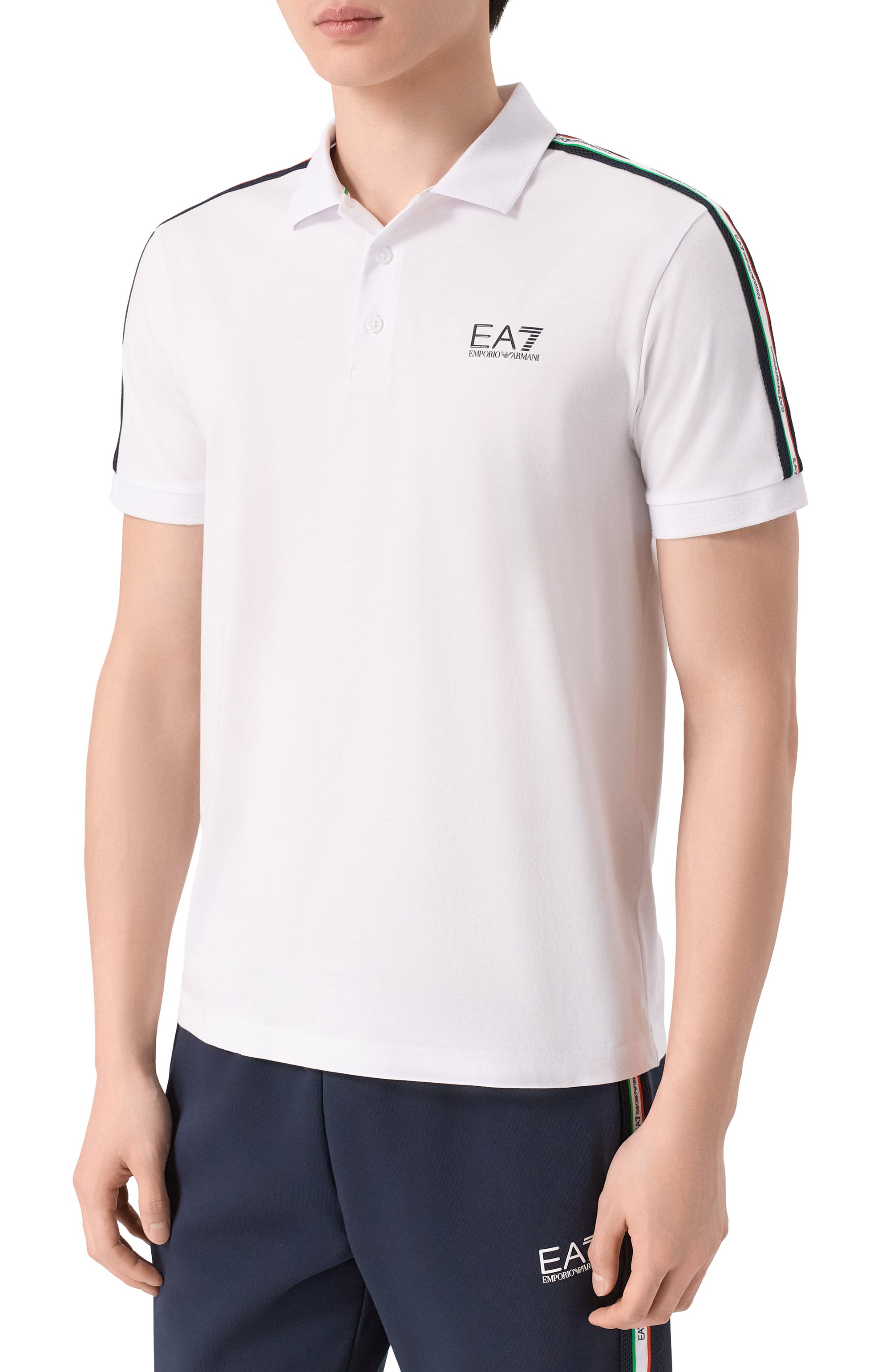 Хлопковое поло EA7, арт. 7M001862/AF12503, фото 3