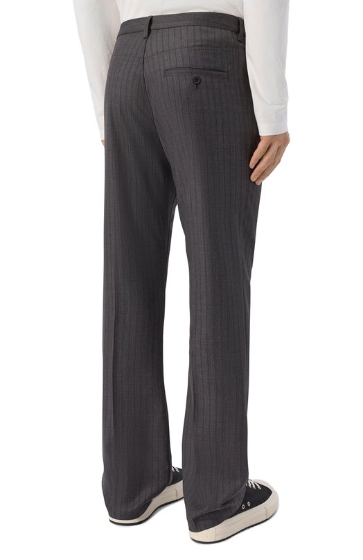 Шерстяные брюки Balenciaga 850705/TPT05 Серый  850705/TPT05 Фото 4