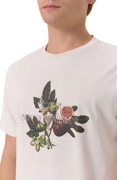 Хлопковая футболка EMPORIO ARMANI, арт. EM003829/AF19418, фото 5