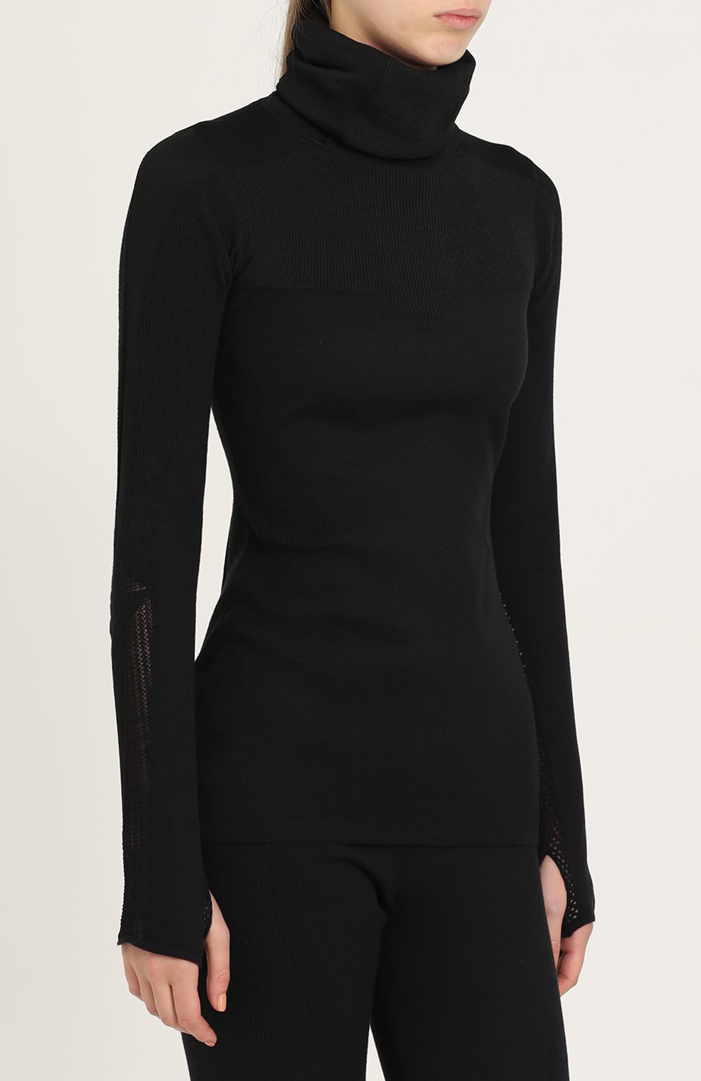 Свитер фактурной вязки с высоким воротником Y-3, арт. BK0847, фото 3