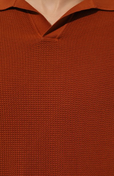 Хлопковое поло ZEGNA, арт. UDC95A7/C32, фото 5