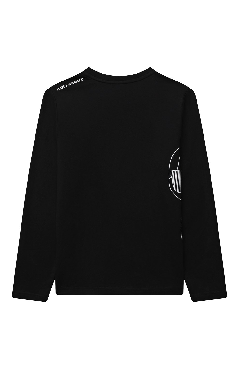 Хлопковый лонгслив KARL LAGERFELD KIDS, арт. Z25306, фото 2