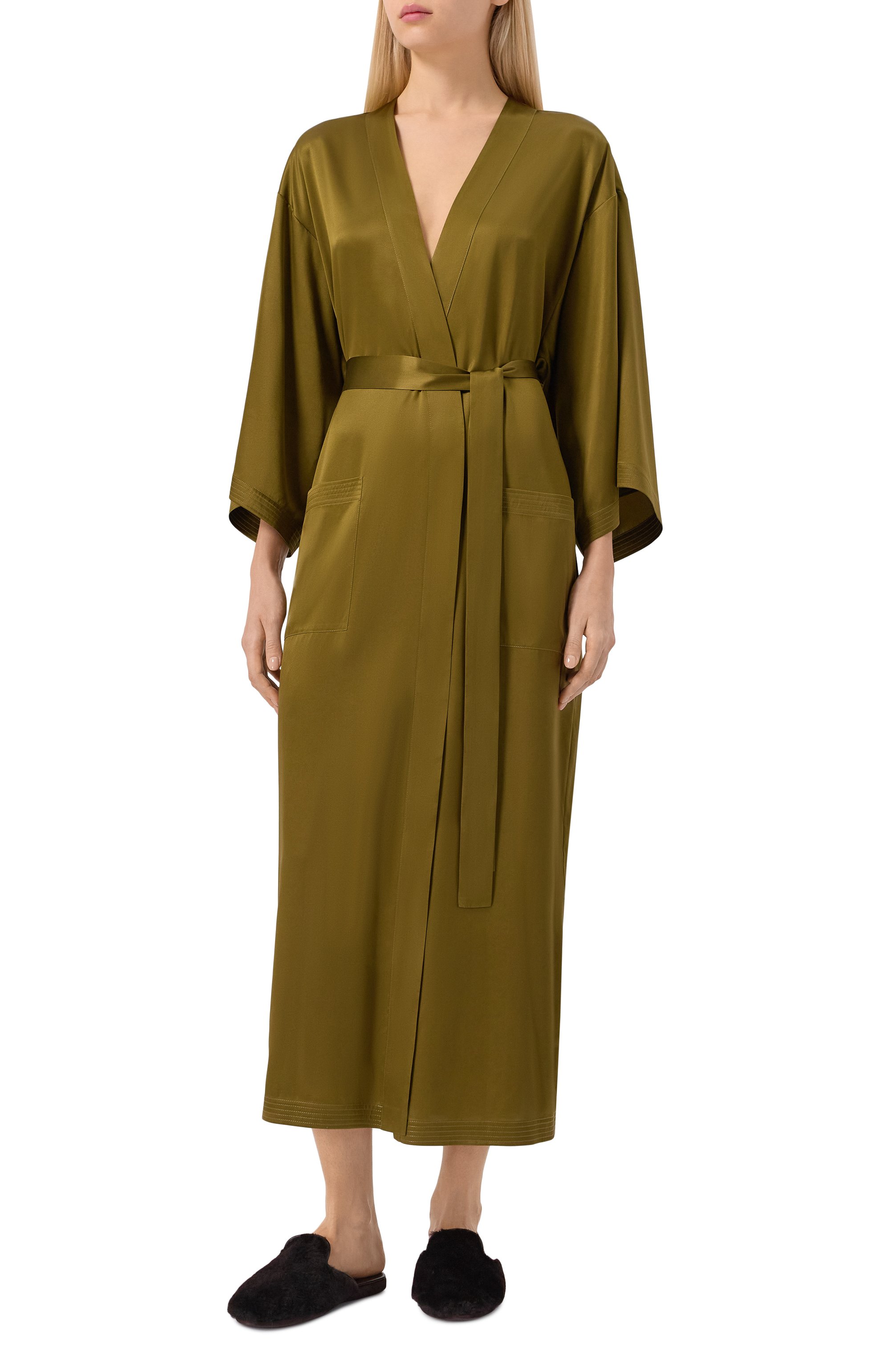 Шелковый халат EDOMO, арт. C011006FW2425, фото 2