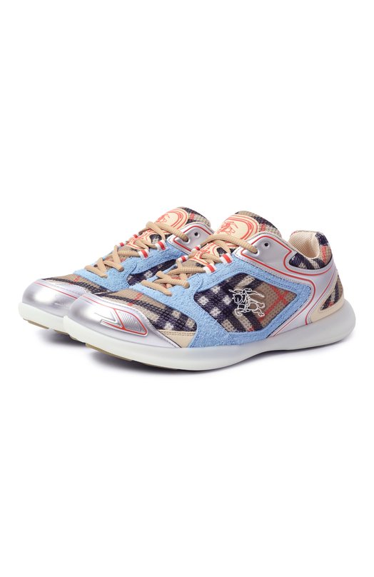 Комбинированные кеды Matrix Burberry 8111731 Бежевый 8111731