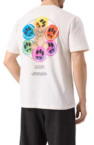 Хлопковая футболка BARROW, арт. S5BWMATH053, фото 4