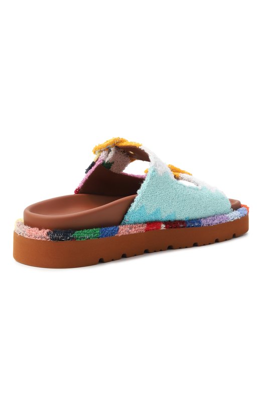 Текстильные шлепанцы Missoni MWF111 Разноцветный  MWF111 Фото 5