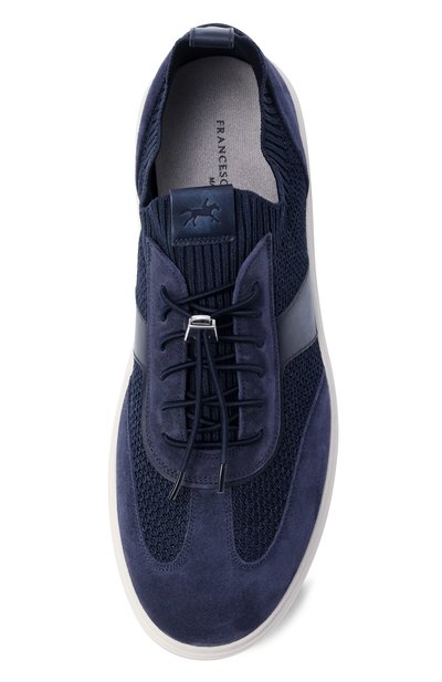 Комбинированные кеды FRANCESCHETTI синего цвета по цене 51300 руб., арт. 2259052/CAM0SCI0, фото 5 Комбинированные кеды FRANCESCHETTI, арт. 2259052/CAM0SCI0, фото 5