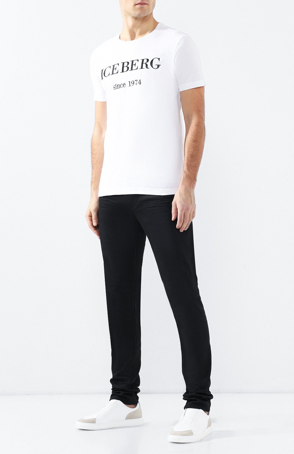 Хлопковая футболка ICEBERG, арт. 19E I1P0/F014/6331, фото 2