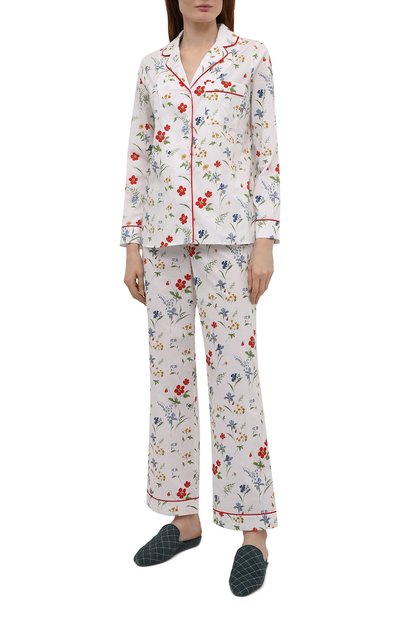 Хлопковая пижама YOLKE, арт. AW21-02C-ME-FL, фото 1