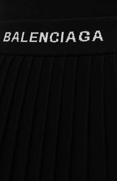 Юбка из вискозы BALENCIAGA черного цвета по цене 156500 руб., арт. 620998/T5133, фото 5 Юбка из вискозы BALENCIAGA, арт. 620998/T5133, фото 5