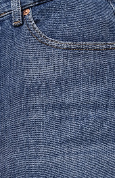 Джинсовая юбка 7 FOR ALL MANKIND синего цвета по цене 14800 руб., арт. JSQFA500MI, фото 5 Джинсовая юбка 7 FOR ALL MANKIND, арт. JSQFA500MI, фото 5