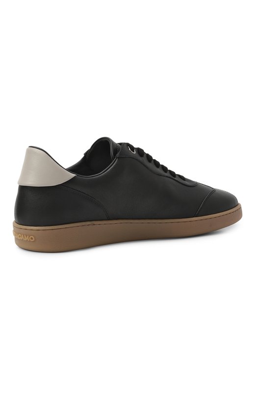 Кожаные кеды Garda Ferragamo 775064 Чёрный  775064 Фото 5