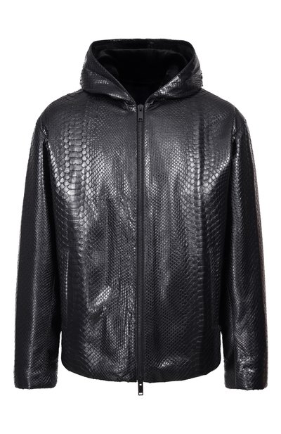 Мужская куртка из кожи питона с подкладкой из норки MVST, арт. FEXECK-ES4455-1V
