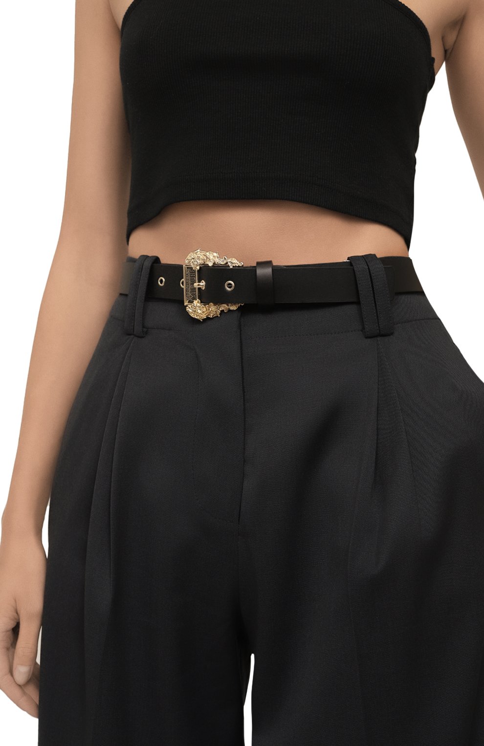 Кожаный ремень VERSACE JEANS COUTURE, арт. 74VA6F01/ZP228, фото 2