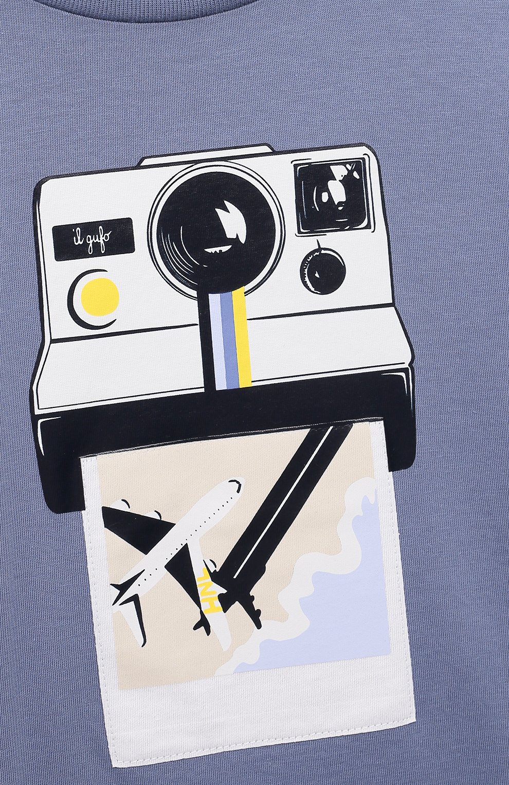 Хлопковая футболка IL GUFO, арт. P21TS288M0014/2A-4A, фото 3