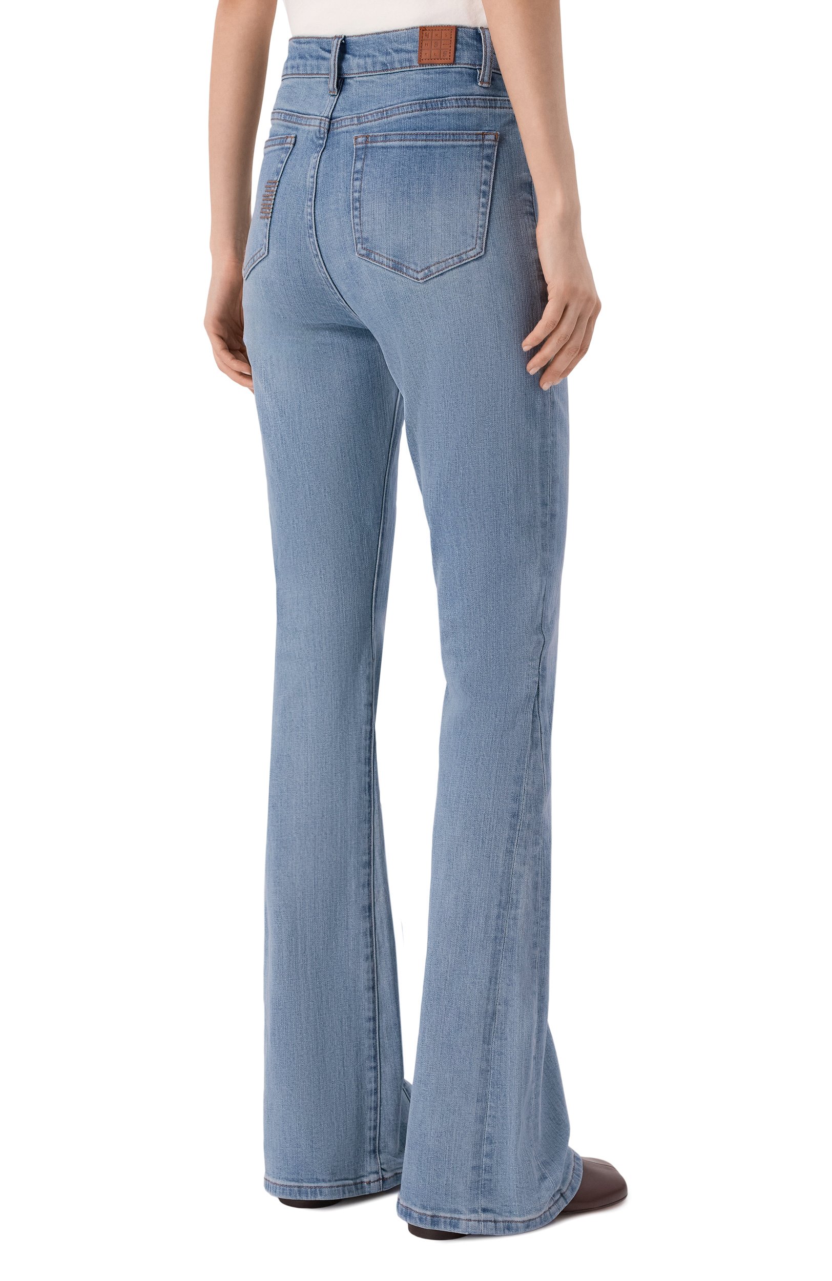 Джинсы sculpt 495 DENIM голубого цвета по цене 25000 руб., арт. 49526/JFW2B, фото 4 Джинсы sculpt 495 DENIM, арт. 49526/JFW2B, фото 4
