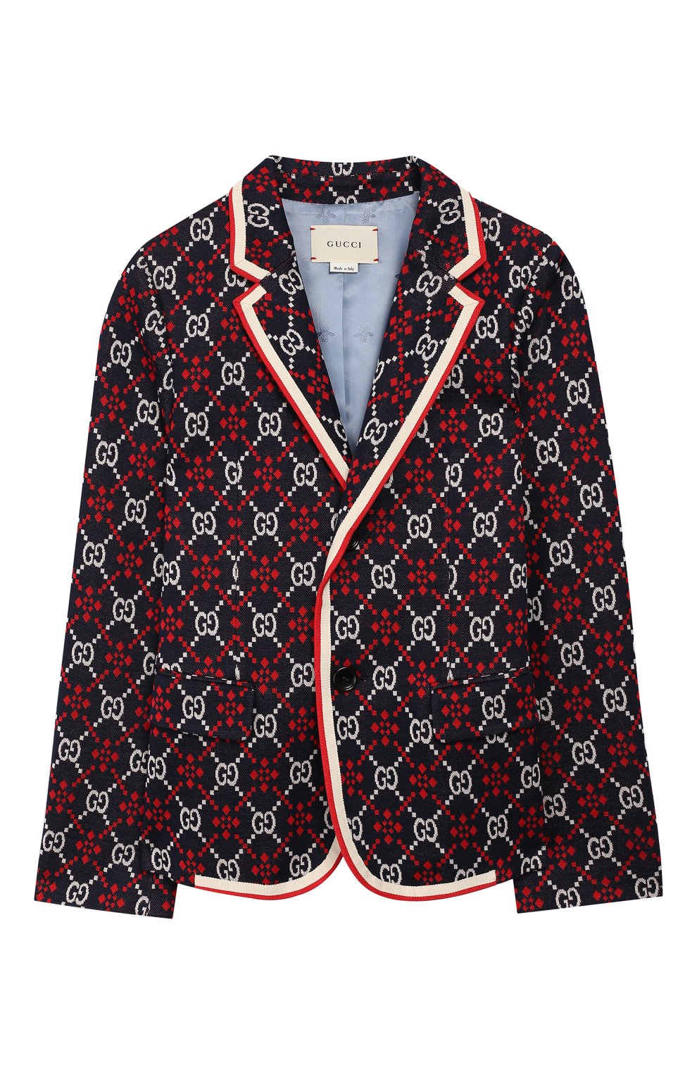 Хлопковый пиджак GUCCI, арт. 546795/XWACD, фото 1