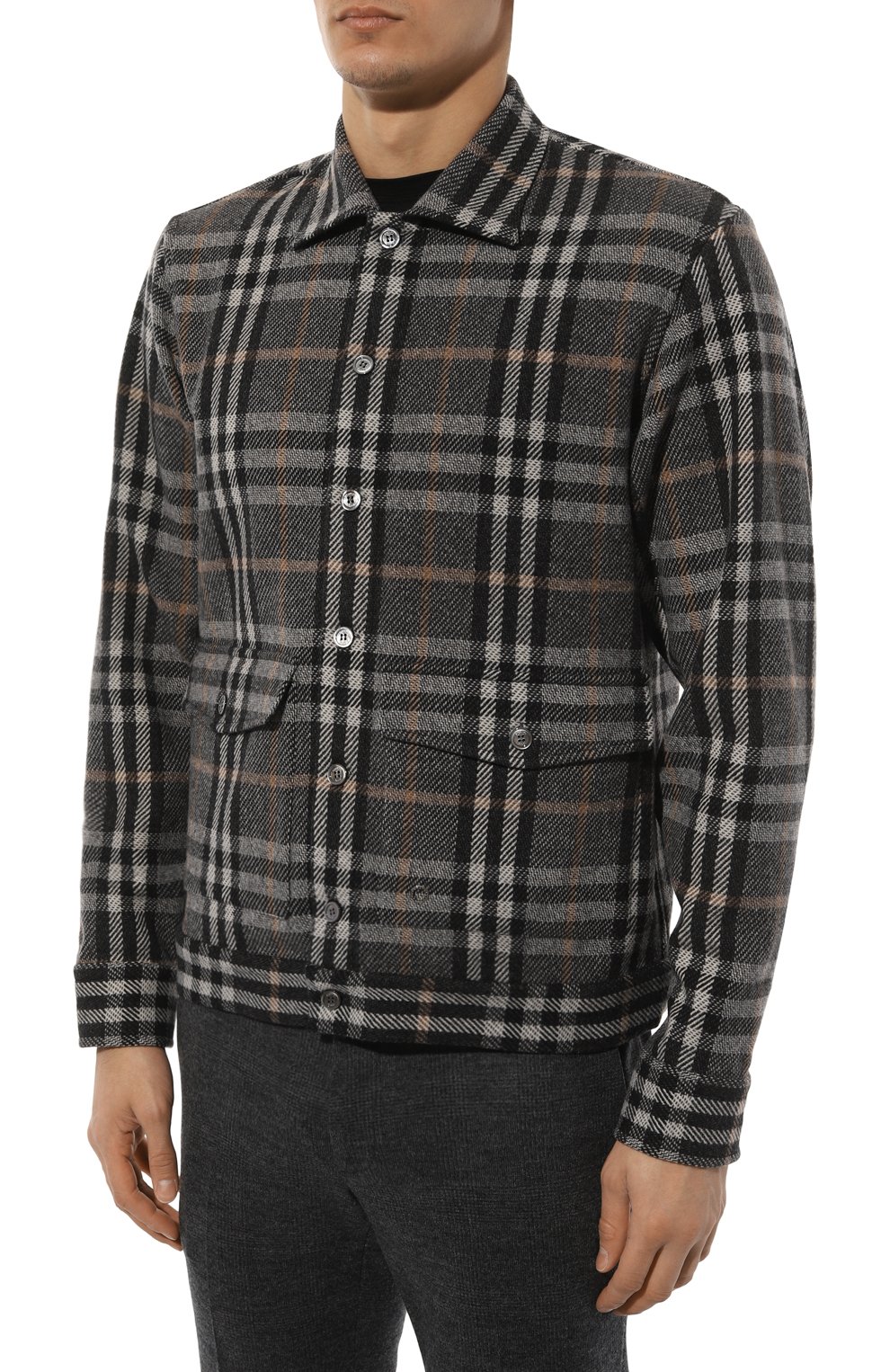 Куртка-рубашка из шерсти и кашемира STEFANO RICCI, арт. MC007099/WC005P, фото 3