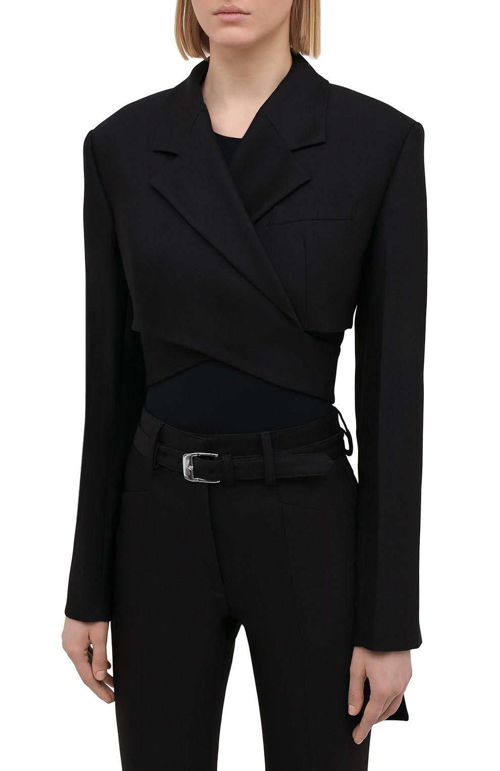 Жакет из шерсти и шелка PROENZA SCHOULER, арт. R2112004-AW112, фото 6