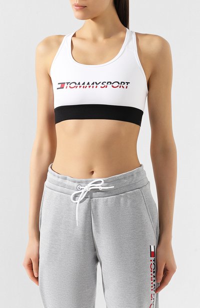 Топ TOMMY SPORT белого цвета по цене 4990 руб., арт. S10S100072, фото 3 Топ TOMMY SPORT, арт. S10S100072, фото 3