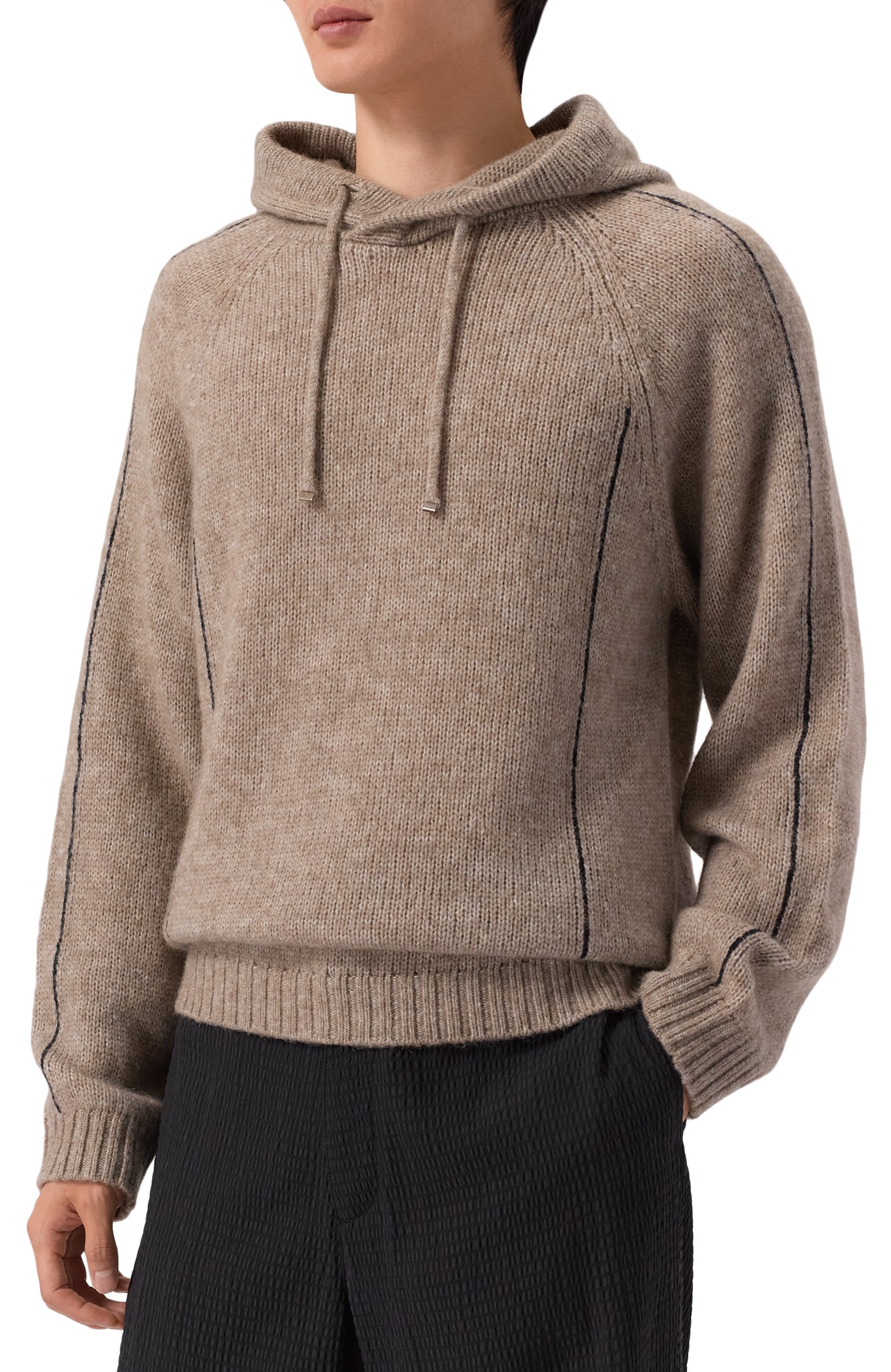 Худи GIORGIO ARMANI бежевого цвета по цене 156500 руб., арт. GM004426/AF30079, фото 3 Худи GIORGIO ARMANI, арт. GM004426/AF30079, фото 3
