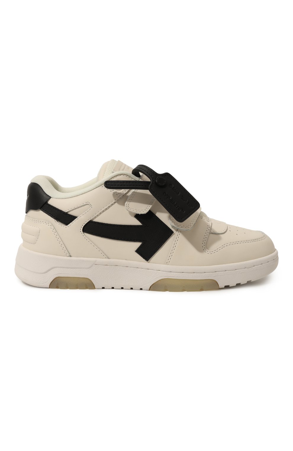 Кожаные кеды out of office OFF-WHITE, арт. 0BIA008S24LEA001/28-34, фото 3