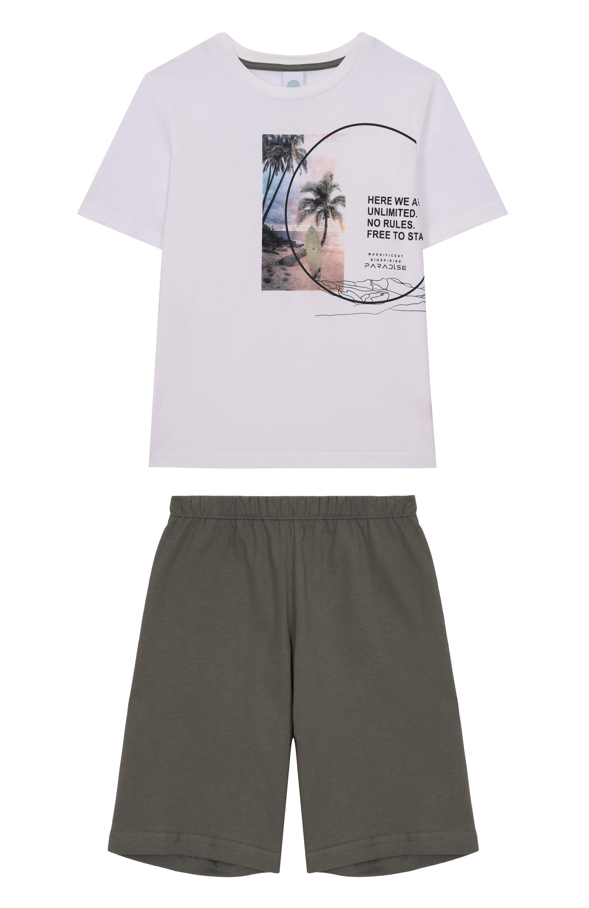 Хлопковая пижама SANETTA, арт. 245824, фото 1