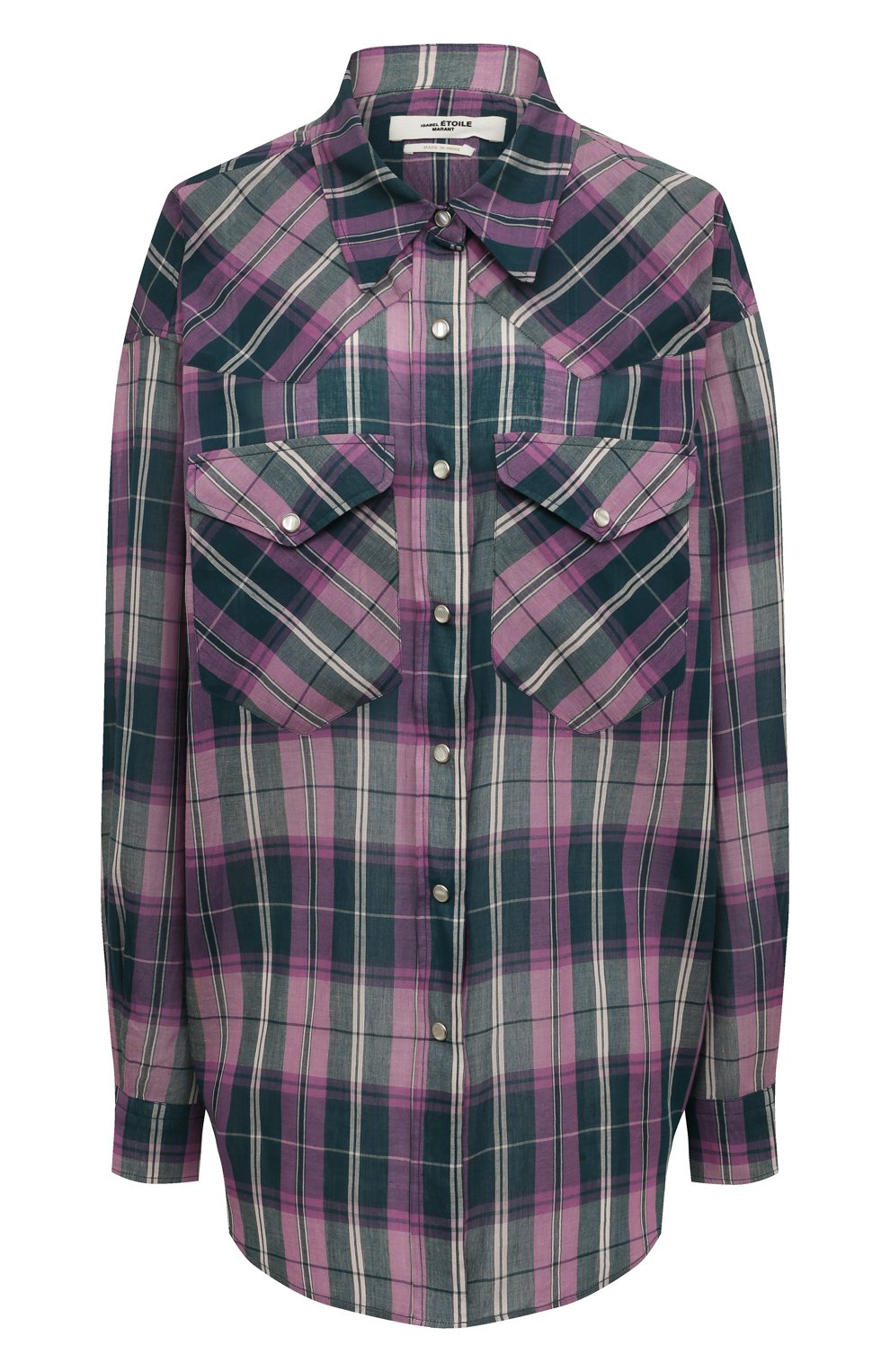Хлопковая рубашка ISABEL MARANT ETOILE, арт. CH0803-22P026E/BADIANE, фото 1
