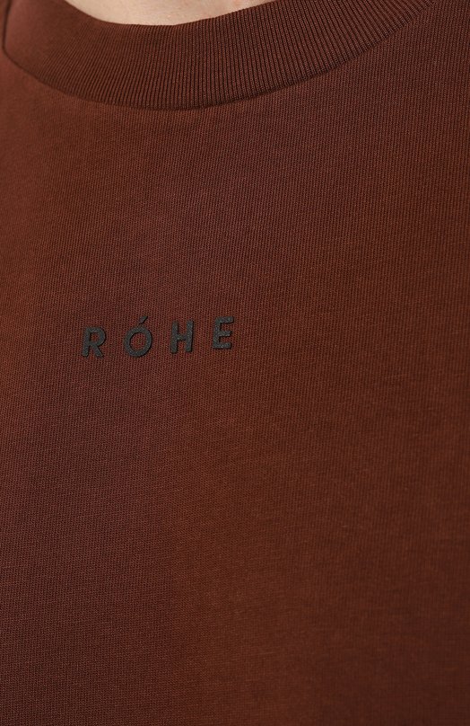 Хлопковая футболка Rohe 5