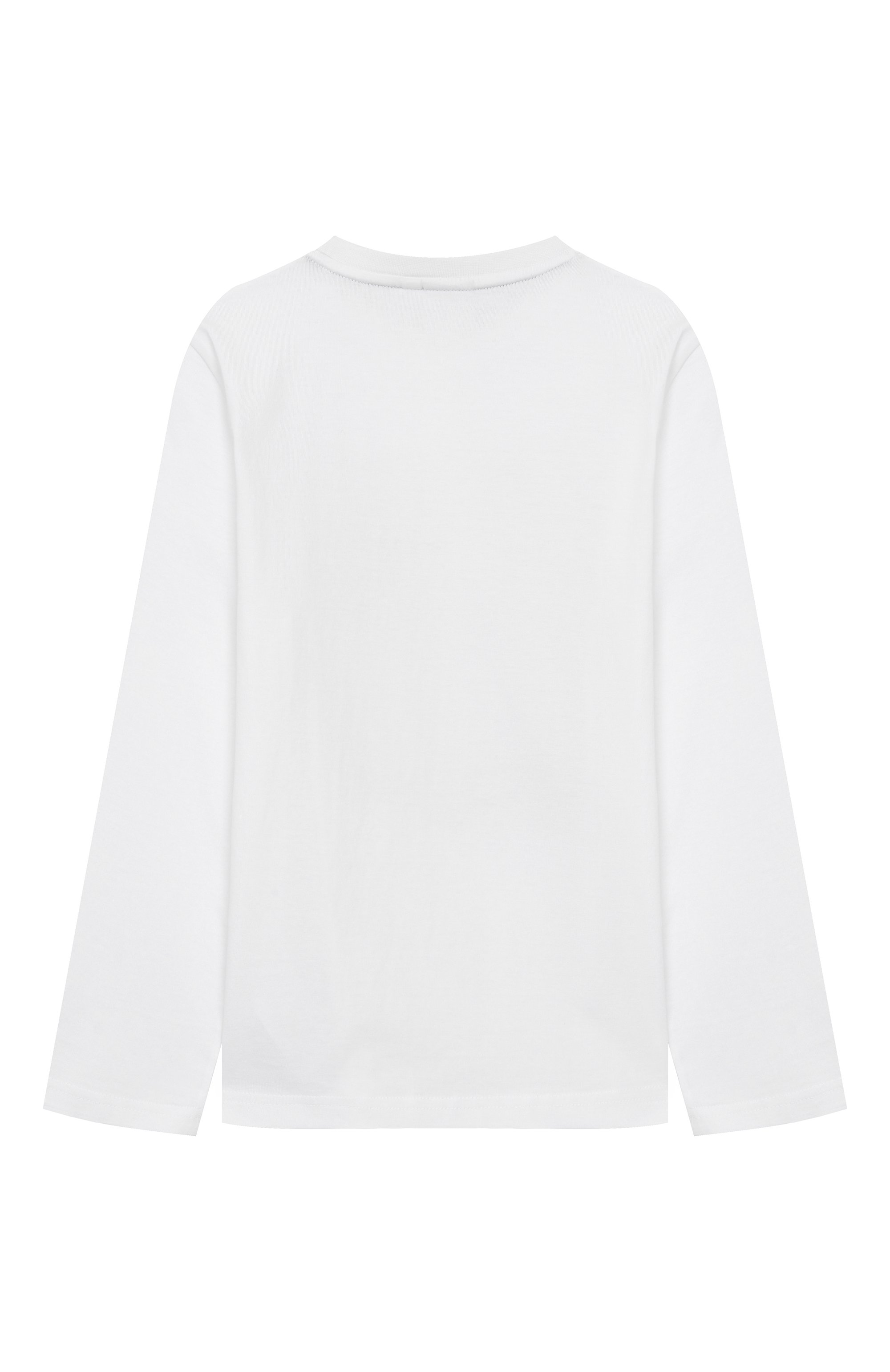 Хлопковый лонгслив BOSS белого цвета по цене 9985 руб., арт. J52374, фото 2 Хлопковый лонгслив BOSS, арт. J52374, фото 2