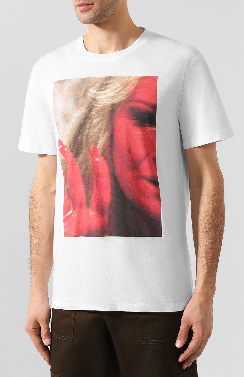 Хлопковая футболка RAF SIMONS, арт. 192-111-19001, фото 3