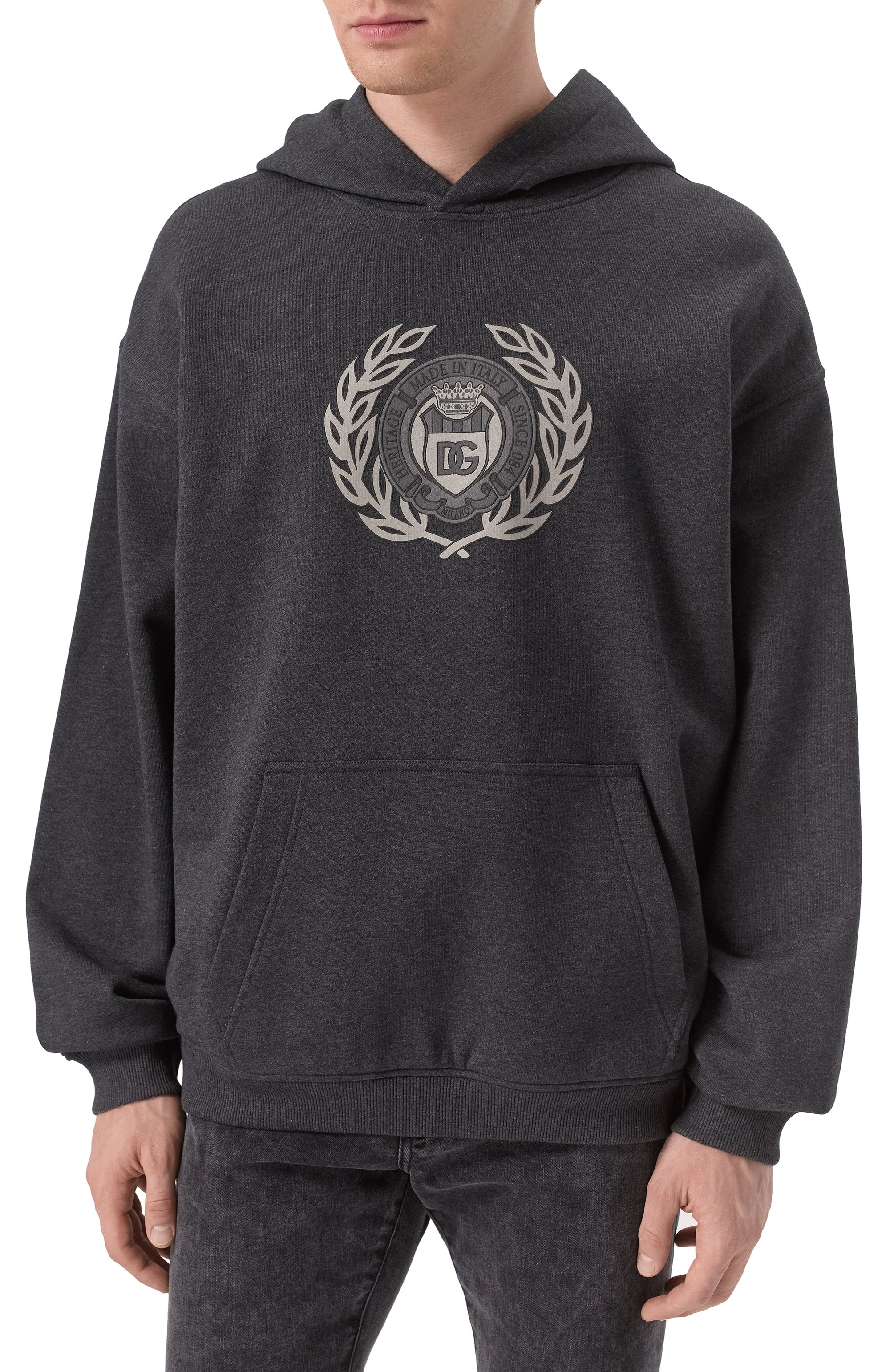 Хлопковое худи DOLCE & GABBANA, арт. G9BKTT/G703W, фото 3