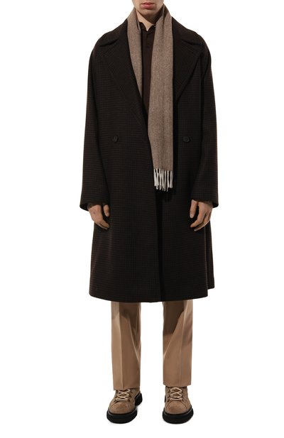 Кашемировый шарф VAN LAACK темно-бежевого цвета по цене 29100 руб., арт. SVEN/Z10434, фото 2 Кашемировый шарф VAN LAACK, арт. SVEN/Z10434, фото 2