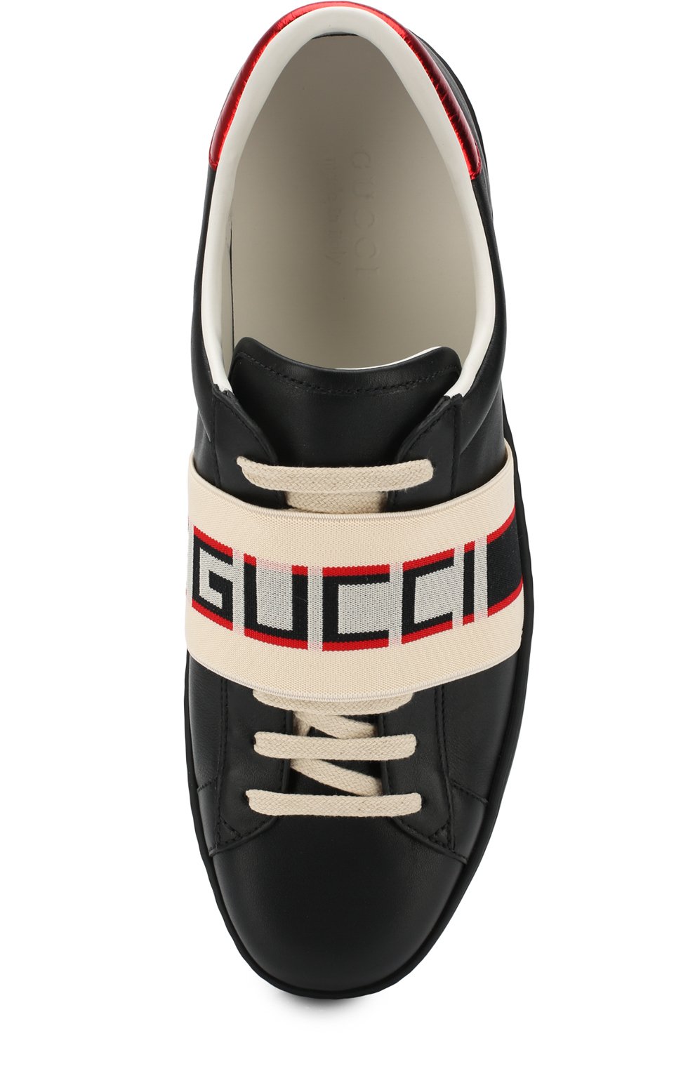 Кожаные кеды с логотипом бренда GUCCI, арт. 523469/0FIV0, фото 5