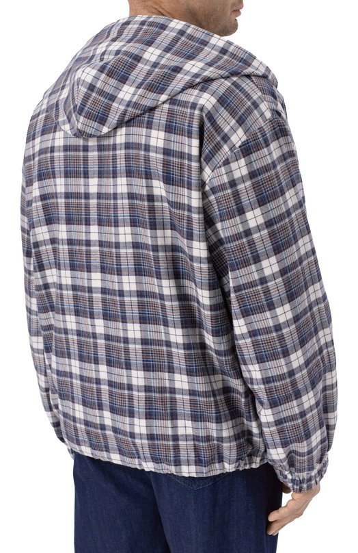 Хлопковая рубашка Kiton UMC015H0907205 Синий  UMC015H0907205 Фото 4