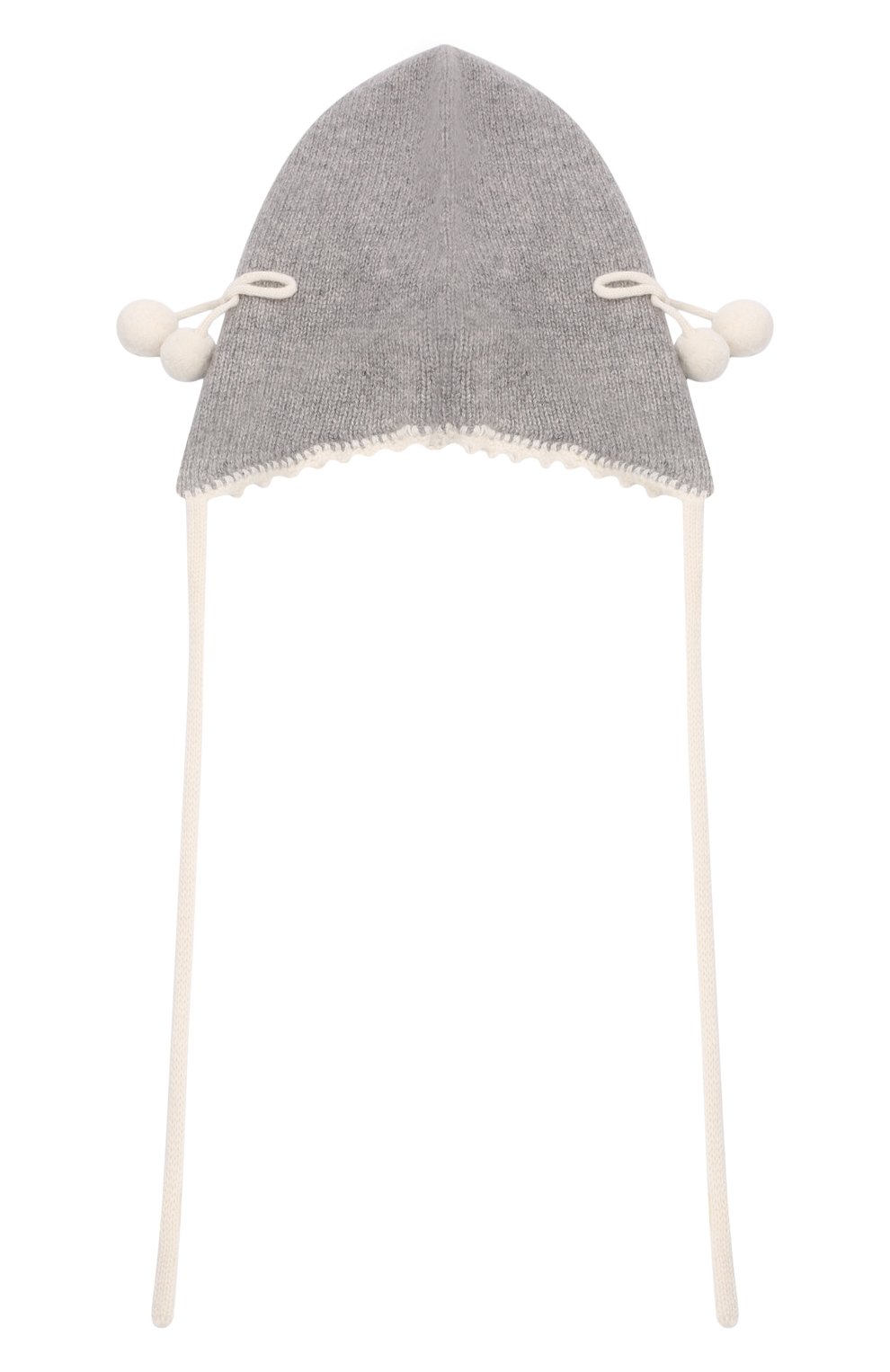 Кашемировая шапка OSCAR ET VALENTINE серого цвета по цене 5750 руб., арт. BON04CHERRYS, фото 2 Кашемировая шапка OSCAR ET VALENTINE, арт. BON04CHERRYS, фото 2