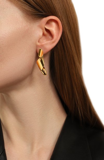 Серьги MS. MARBLE золотого цвета по цене 15600 руб., арт. MM-EWLVG, фото 2 Серьги MS. MARBLE, арт. MM-EWLVG, фото 2