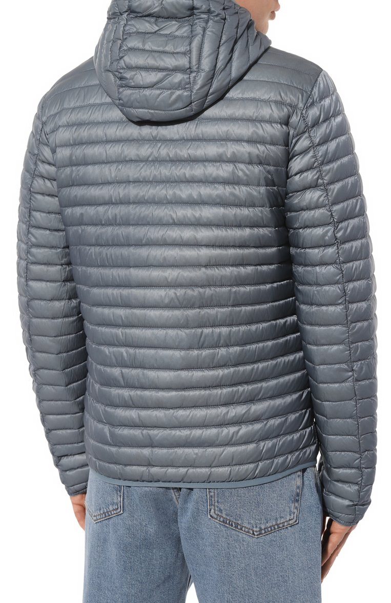 Мужская пуховая куртка PARAJUMPERS синего цвета, арт. PMPUUL03 | Фото 4 (Длина (верхняя одежда): Короткие; Материал подклада: Синтетический материал; Рукава: Длинные; Материал внешний: Синтетический материал; Материал утеплителя: Пух и перо; Стили: Кэжуэл; Мужское Кросс-КТ: Куртка-пуховая; Кросс-КТ: Утепленные)