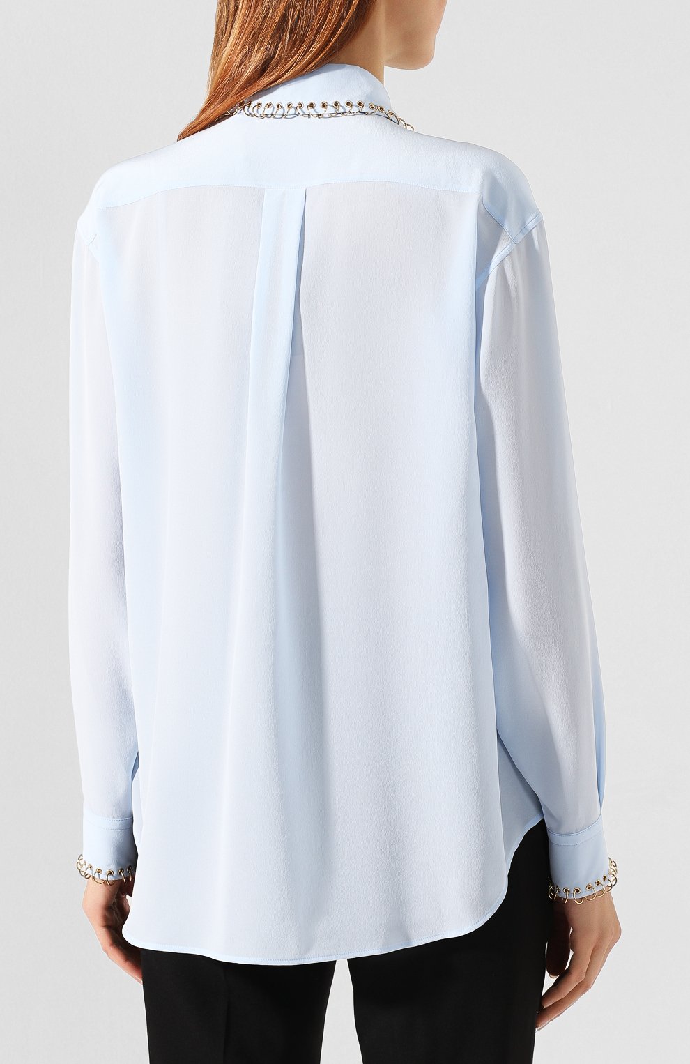 Шелковая рубашка BURBERRY, арт. 8017035, фото 4