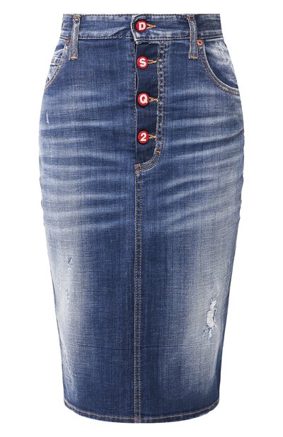 Женская джинсовая юбка DSQUARED2, арт. S72MA0792/S30342