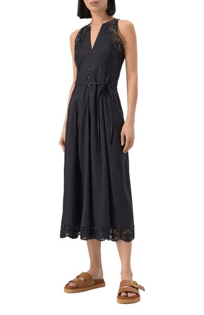 Хлопковое платье TWINSET, арт. 251TT2090, фото 3