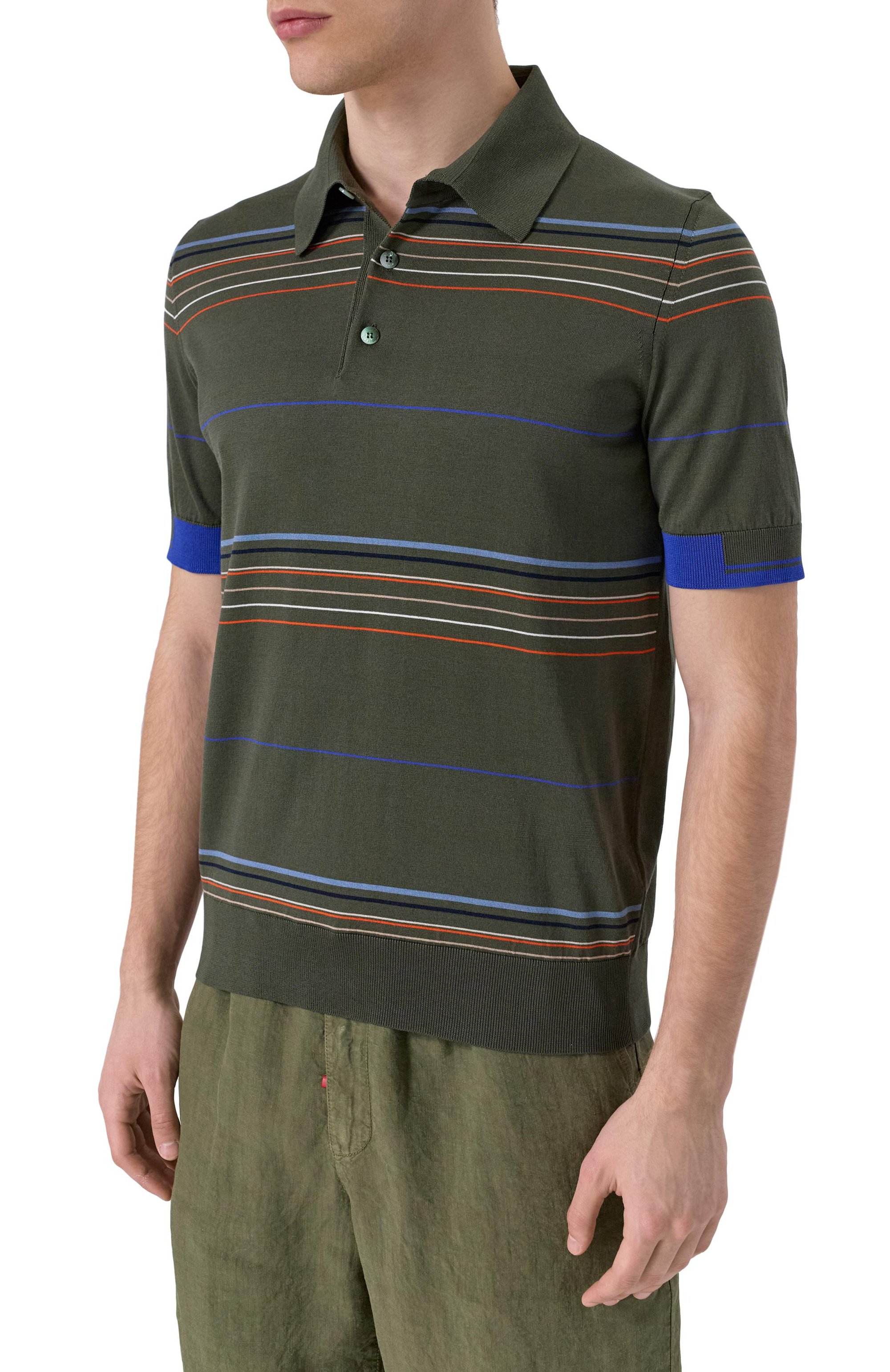 Поло из хлопка и шелка ZILLI, арт. KBP002M0142VMUL00/68, фото 3