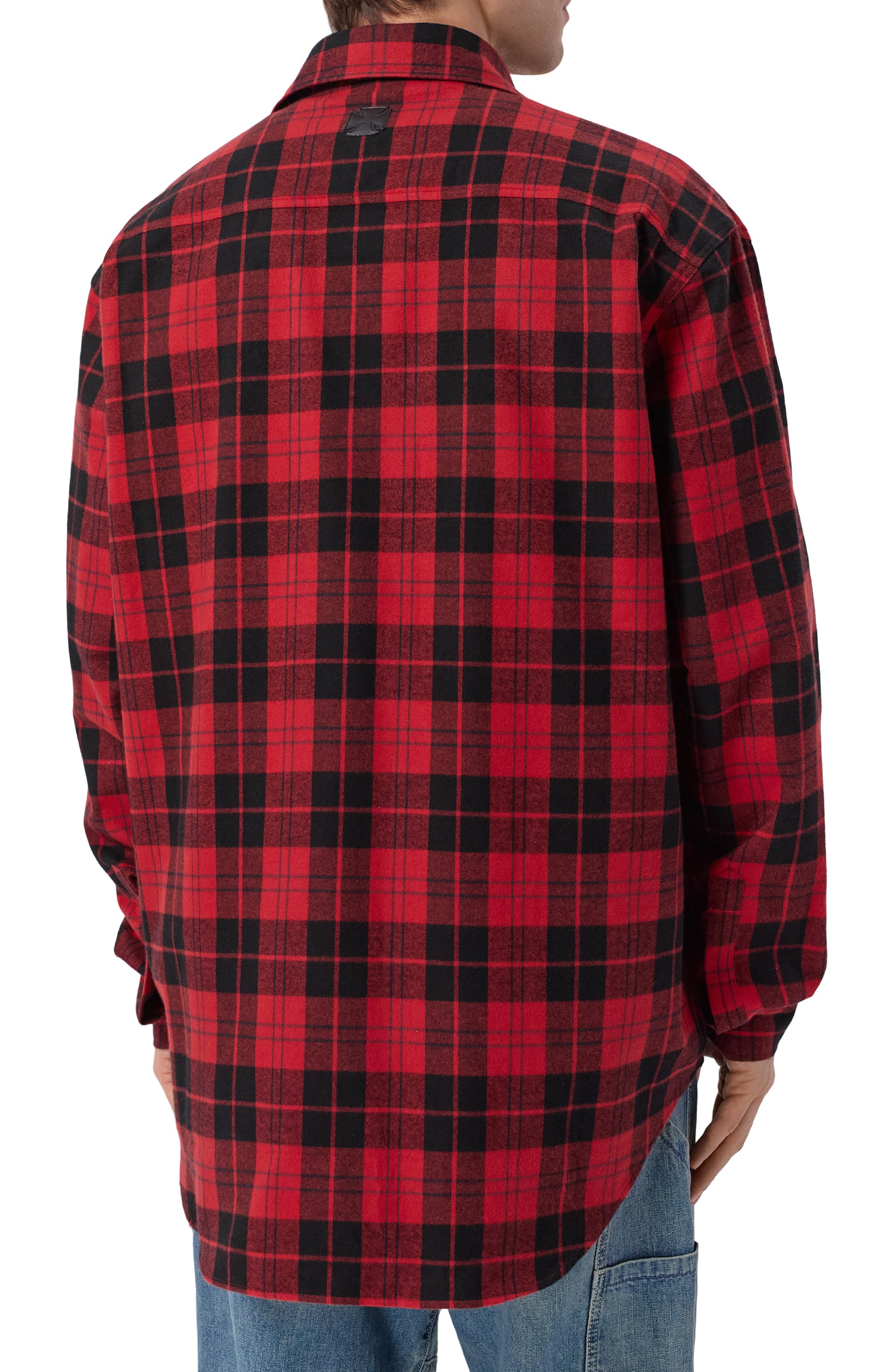 Хлопковая рубашка VETEMENTS, арт. ME76FS056BR/26220 FLANNEL, фото 5