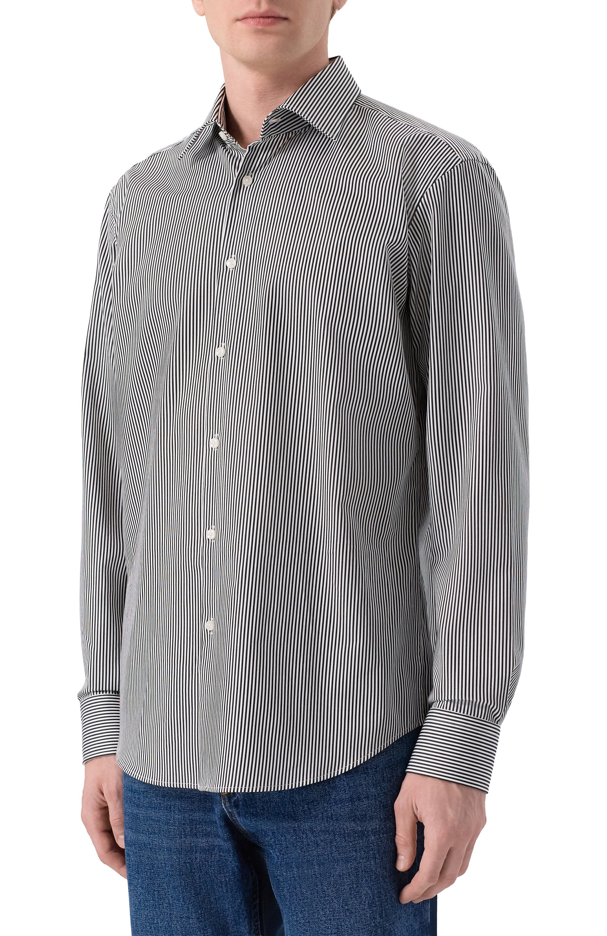 Хлопковая сорочка BOSS, арт. 50549904, фото 3