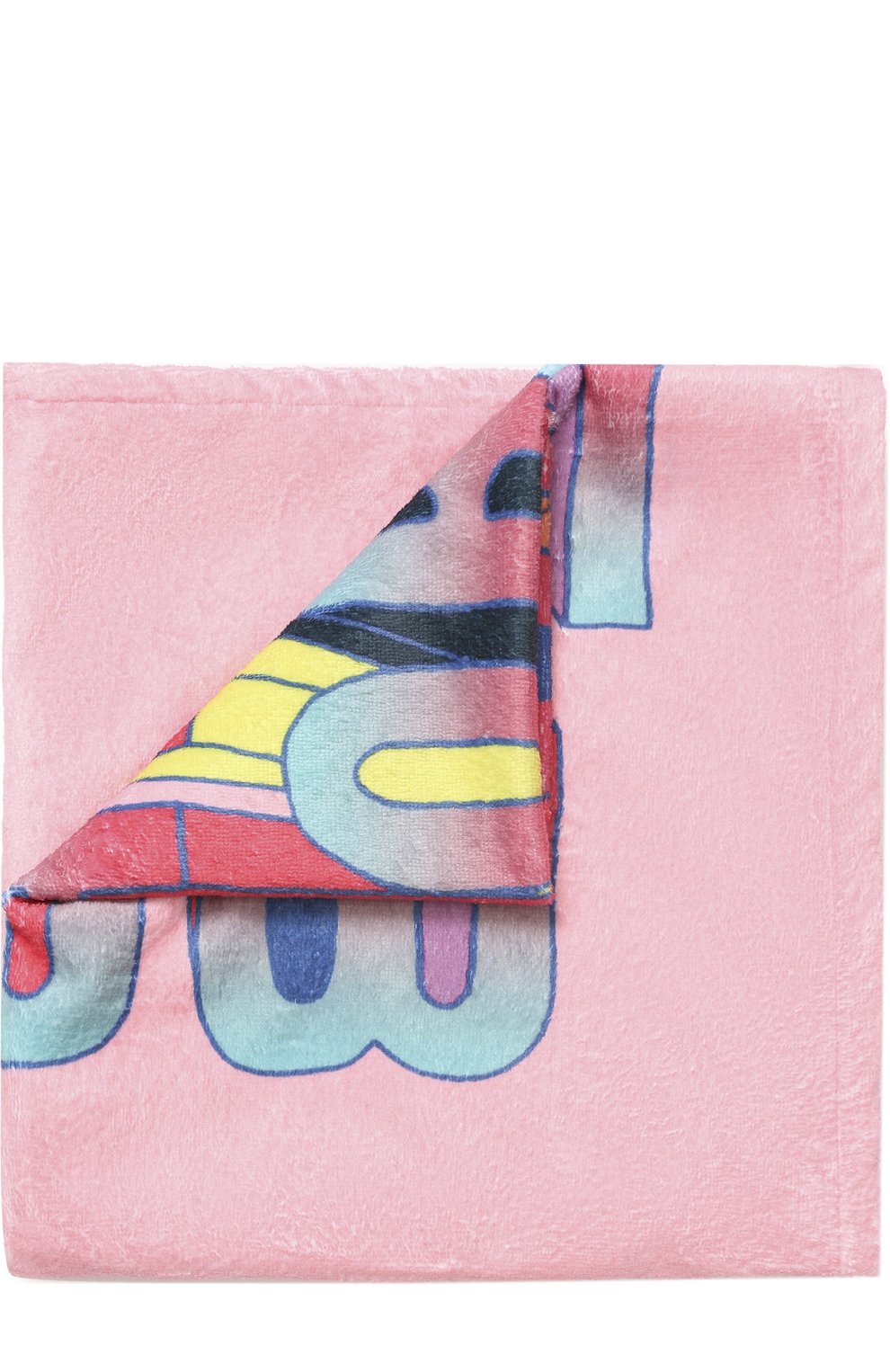 Пляжное полотенце с принтом MARC JACOBS (THE) розового цвета по цене 9340 руб., арт. W10123, фото 1 Пляжное полотенце с принтом MARC JACOBS (THE), арт. W10123, фото 1