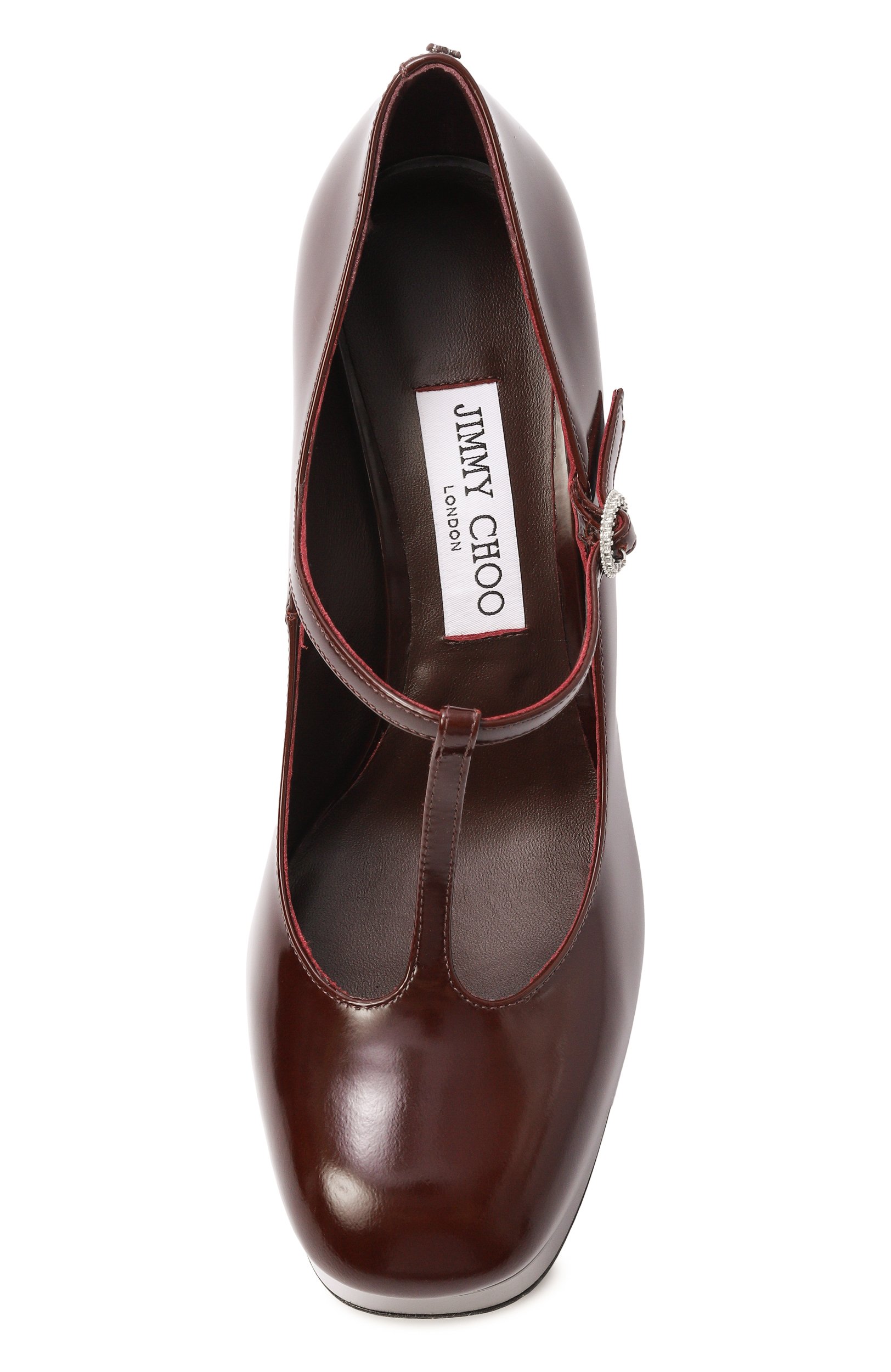 Кожаные туфли marene mary jane 120 JIMMY CHOO, арт. MARMARYJANE120KFN, фото 6