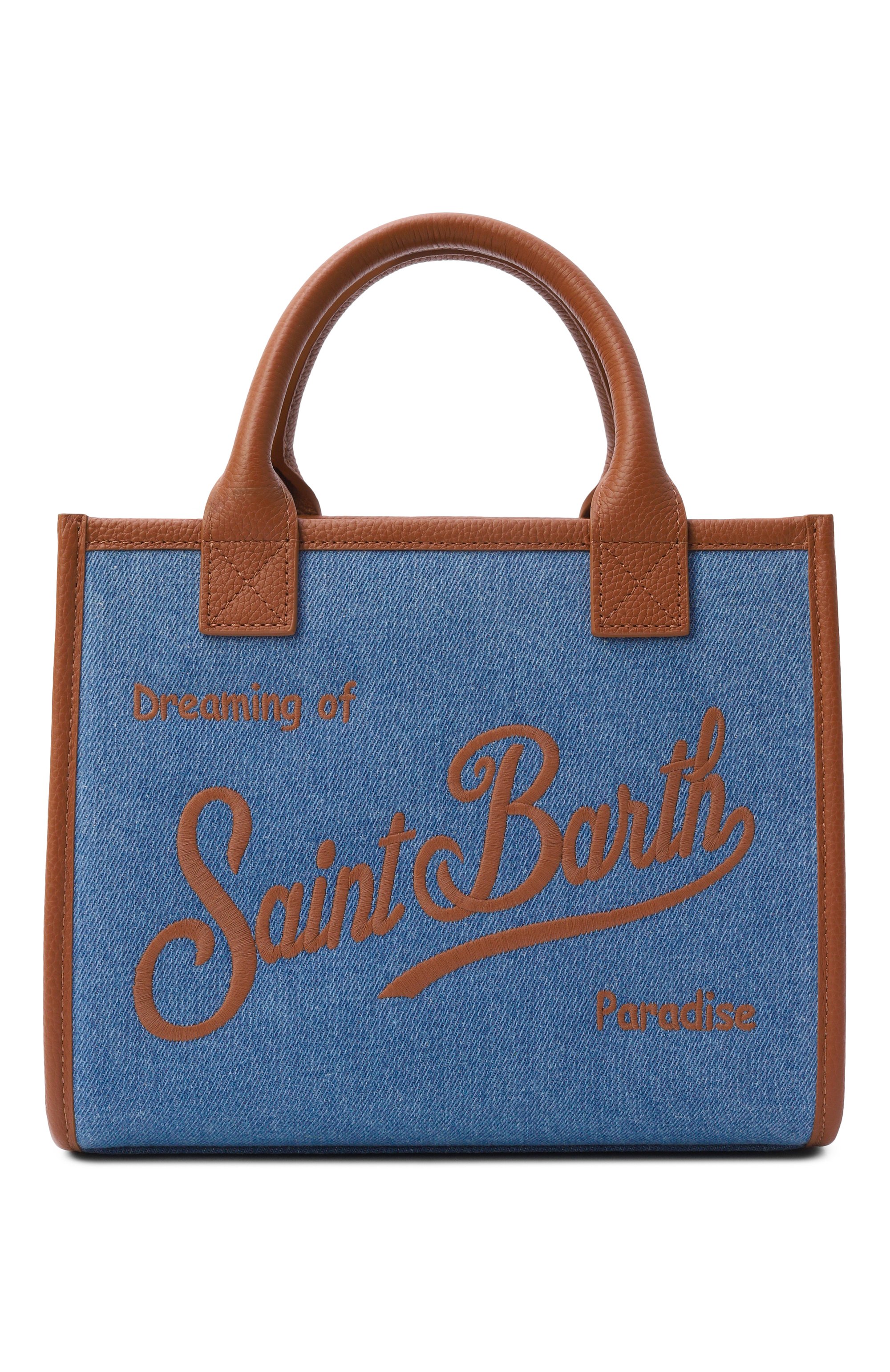 Сумка vanity medium MC2 SAINT BARTH синего цвета по цене 37450 руб., арт. VANMD001-01515L/VANITY BAG MIDI, фото 1 Сумка vanity medium MC2 SAINT BARTH, арт. VANMD001-01515L/VANITY BAG MIDI, фото 1